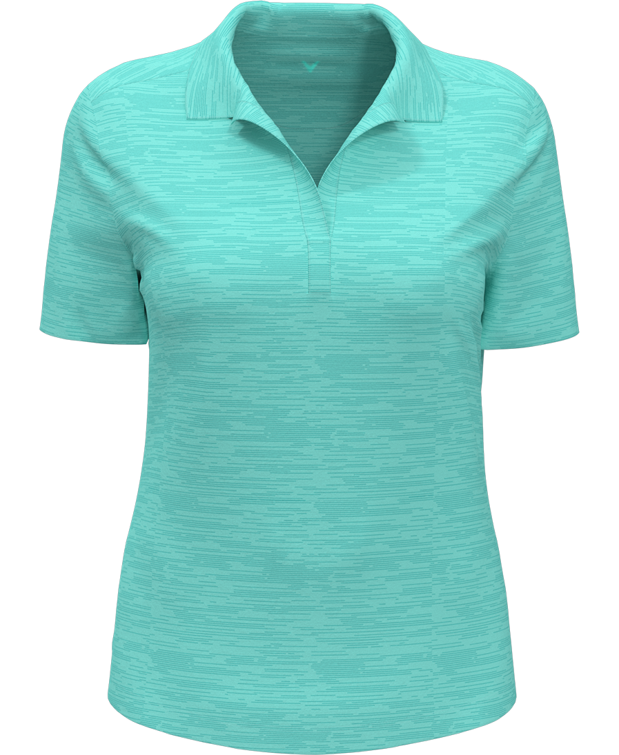 LADIES BROKEN STRIPE POLO