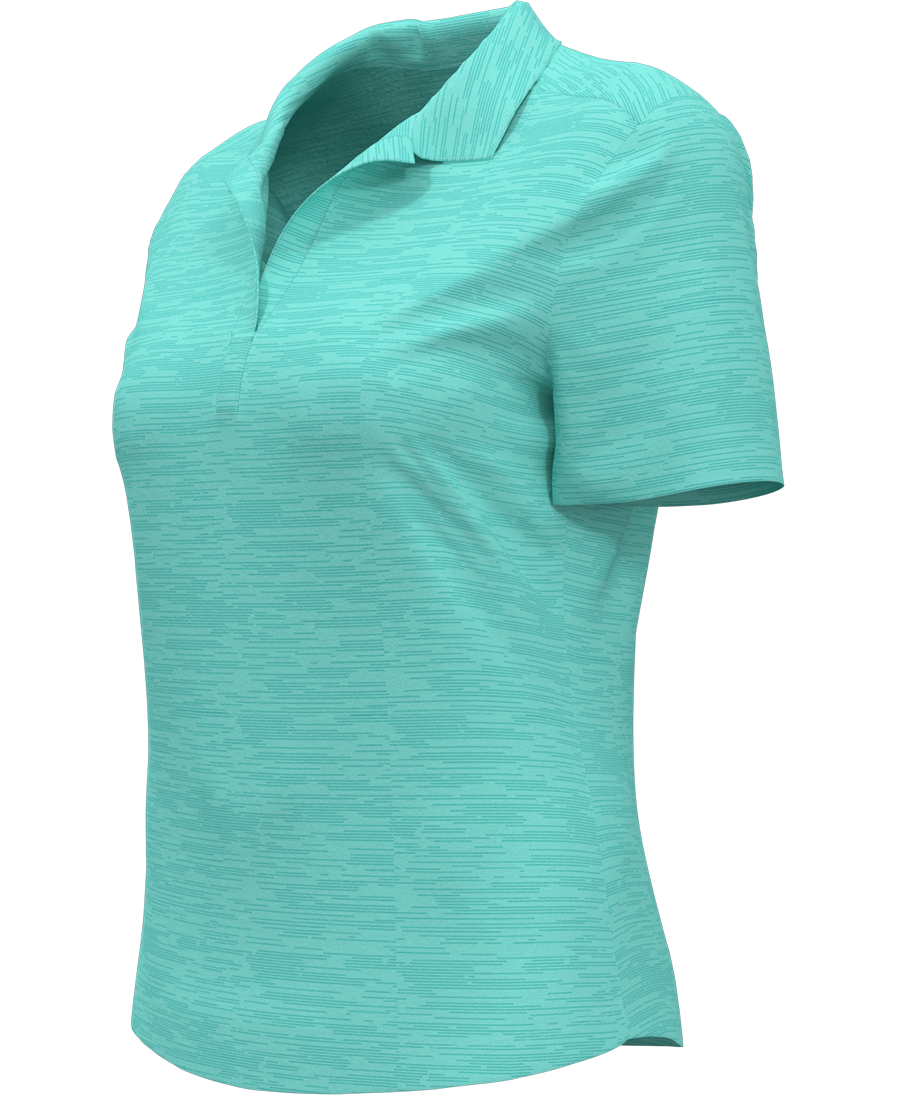 LADIES BROKEN STRIPE POLO