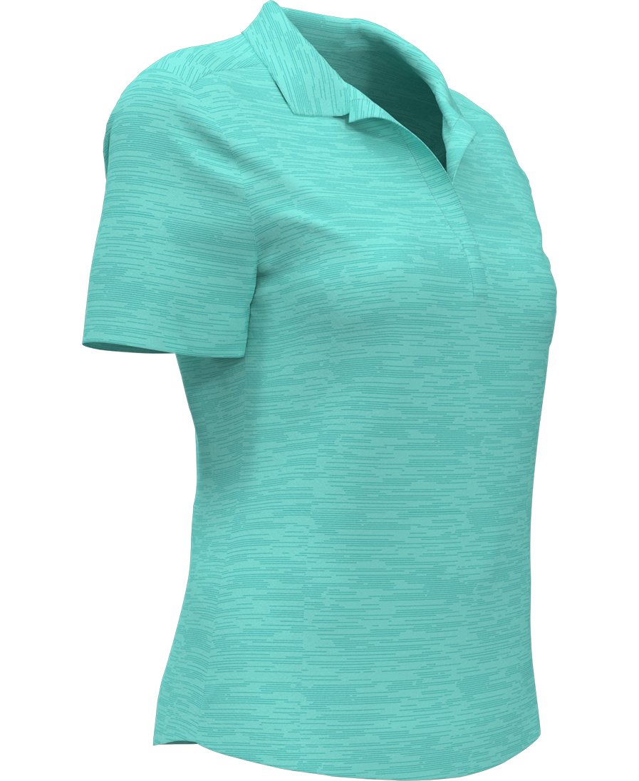 LADIES BROKEN STRIPE POLO